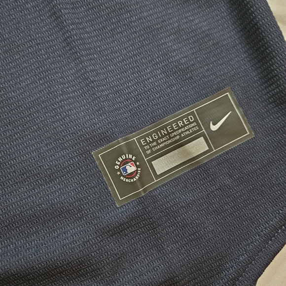 Nike Cleveland Indians Blue Road Jersey Official T770-IDIZ Men's Size XLarge - Picture 5 of 9